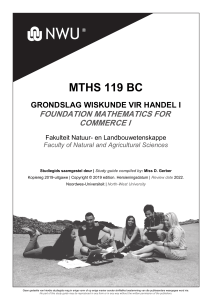 Gu&iacute;a de Estudio MTHS 119 BC Matem&aacute;ticas Fundamentales para el Comercio I