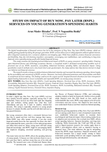BNPL Impact on Youth Spending Habits
