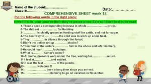 3rd Grade English Homophone Worksheet Week 12