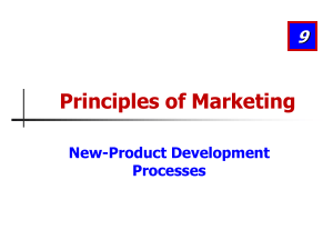 Principles of Marketing: New-Product Development