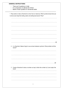 Flowchart Questions Worksheet