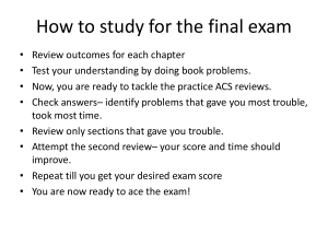 How to Study for Chemistry Final Exam: Tips & Practice Questions