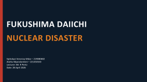 Fukushima Daiichi Nuclear Disaster Presentation