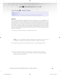 Brain Tumor Case Study