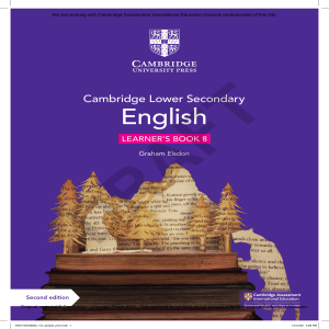 Cambridge Lower Secondary English Learner's Book 8