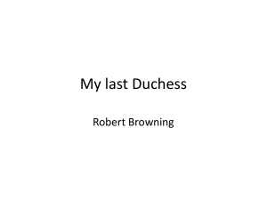 My Last Duchess by Robert Browning: Context & Analysis