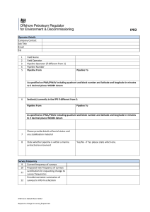 IPR2 Form: Request Change to Pipeline Survey Frequencies (March 2023)