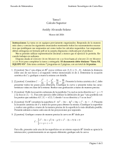 Tarea I de C&aacute;lculo Superior - Instituto Tecnol&oacute;gico de Costa Rica
