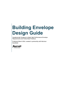 Building Envelope Design Guide: High-Performance Requirements