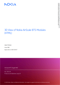 3D View of Nokia AirScale BTS Modules  HTML 