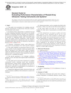ASTM E2491-23: Phased-Array Ultrasonic Testing Guide