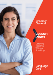 LanguageCert General Lesson Plans B2