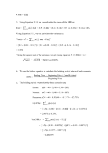 Chapter 5 Exercises: Finance Calculations