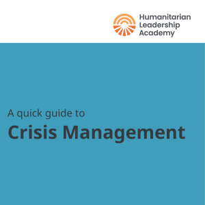 Crisis Management Guide