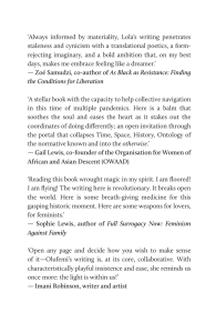 Experiments in Imagining Otherwise: Radical Futures & Feminist Resistance