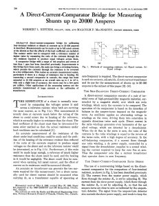 Direct-Current-Comparator Bridge for 20,000 Ampere Shunts
