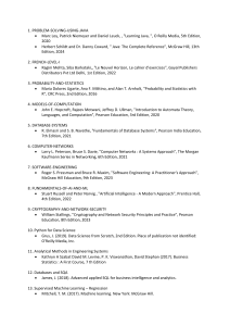 Academic Textbook Recommendations for Computer Science Courses