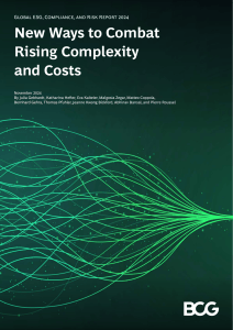 2024 ESG Compliance Risk Report: Combat Complexity