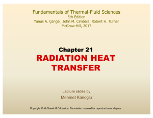 Radiation Heat Transfer - Thermal Fluid Sciences Textbook