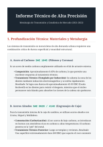 Metalurgia de Transmisiones de Motocicleta y Estad&iacute;sticas de Mercado 2021-2025