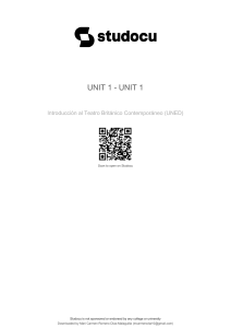 unit 1 - teatro contemp
