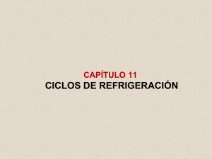 Cap&iacute;tulo 11: Ciclos de Refrigeraci&oacute;n