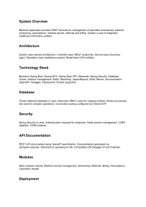 Healthcare System Backend Architecture Overview