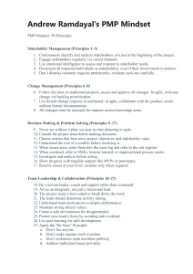Andrew Ramdayal's PMP Mindset: 50 Principles