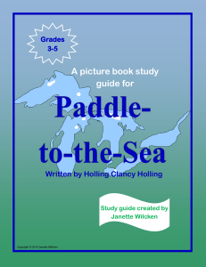 Paddle-to-the-Sea Study Guide Grades 3-5