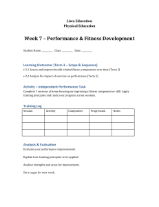 Liwa PE Week 7: Performance & Fitness Development