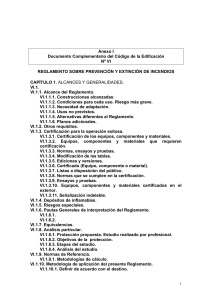 Reglamento Prevenci&oacute;n y Extinci&oacute;n de Incendios - C&oacute;digo Edificaci&oacute;n