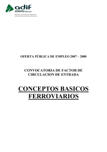 Conceptos B&aacute;sicos Ferroviarios - Manual de Formaci&oacute;n ADIF