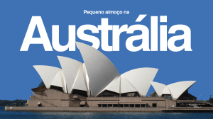 Pequeno almo&ccedil;o na Austr&aacute;lia: Comidas t&iacute;picas e compara&ccedil;&atilde;o com Portugal