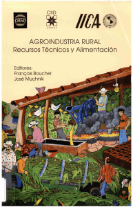 Agroindustria Rural: Recursos T&eacute;cnicos y Nutrici&oacute;n