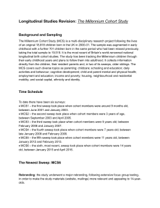 Millennium Cohort Study Revision Guide