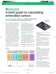Brief Guide to Calculating Embodied Carbon for Structural Engineers