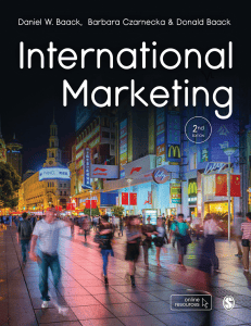 International Marketing Textbook by Baack et al.
