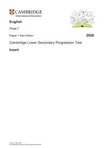 AI in Film Production - Cambridge Progression Test