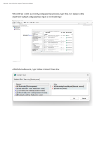 Understanding 'Connect Flows' in LCA Software
