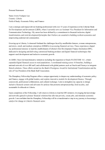 Personal Statement for Humphrey Fellowship in Economic Policy