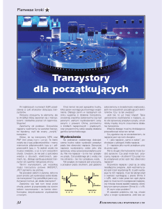 Tranzystory dla początkujących: Pierwsze kroki