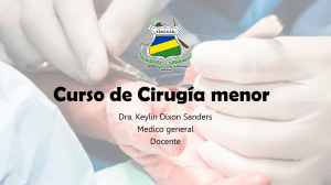 Curso de Cirug&iacute;a Menor: Instrumentos y Suturas
