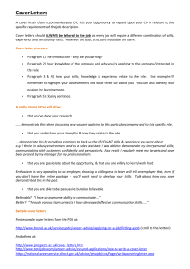 How to Write a Cover Letter: Structure & Tips