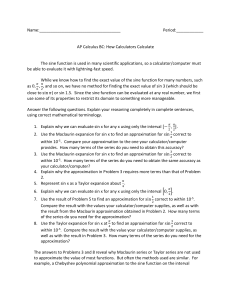 AP Calculus BC: How Calculators Calculate
