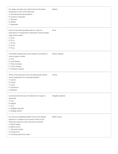 Medical Assistant Practice Exam Questions