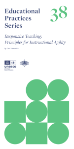 Responsive Teaching: Principles for Instructional Agility