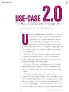 Use-Case 2.0: The Hub of Software Development
