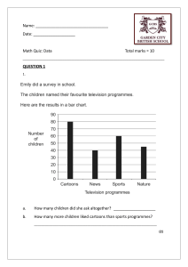 Math Quiz: Data - Elementary School