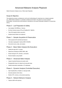 Advanced Malware Analysis Playbook: Linux & Mirai