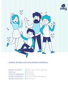 An&aacute;lisis de datos con herramientas estad&iacute;sticas